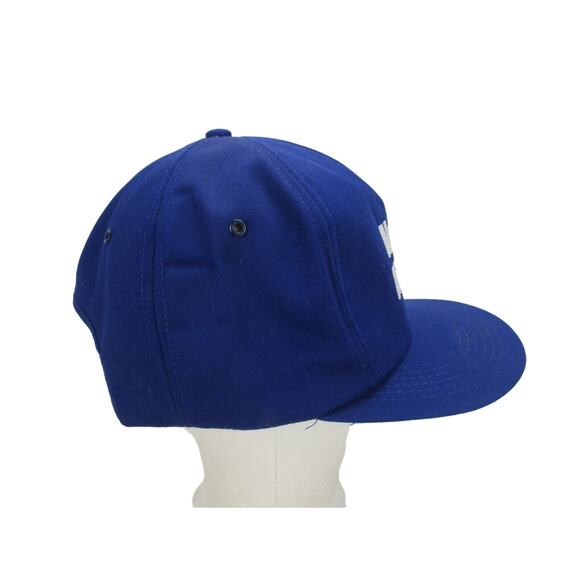 Vintage Alaska Airlines K-Brand Baseball Cap Hat SnapBack Blue Made In USA - Picture 4 of 9